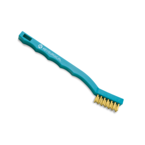 Cleaning Brushes , Toothbrush-s tyle, 3 rows bras s bris tles , 7" long