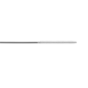 Bone Reamer Brush, Nylon bristles , stainles steel handle, .276" diam, 31" long
